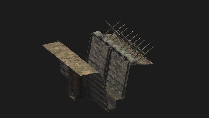 trench ww1 3D Model