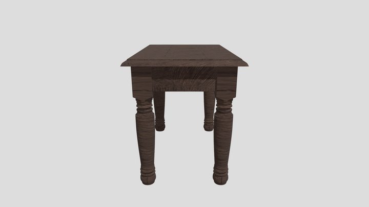 Bed-Side Table 3D Model