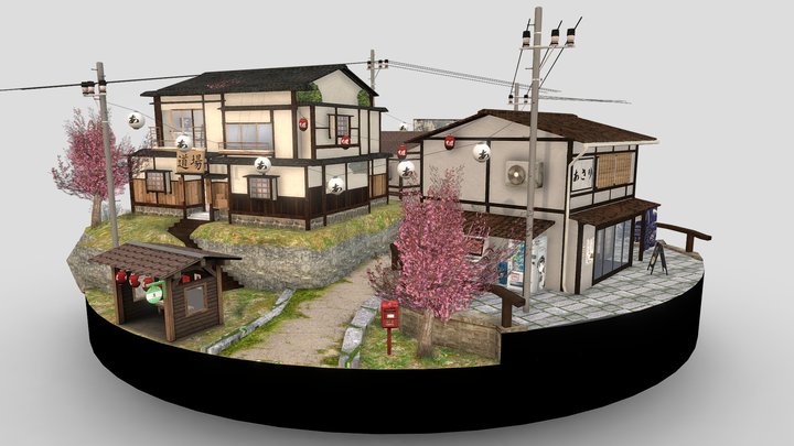 Kyoto Cityscene 2020 | Mikail Karaca 3D Model