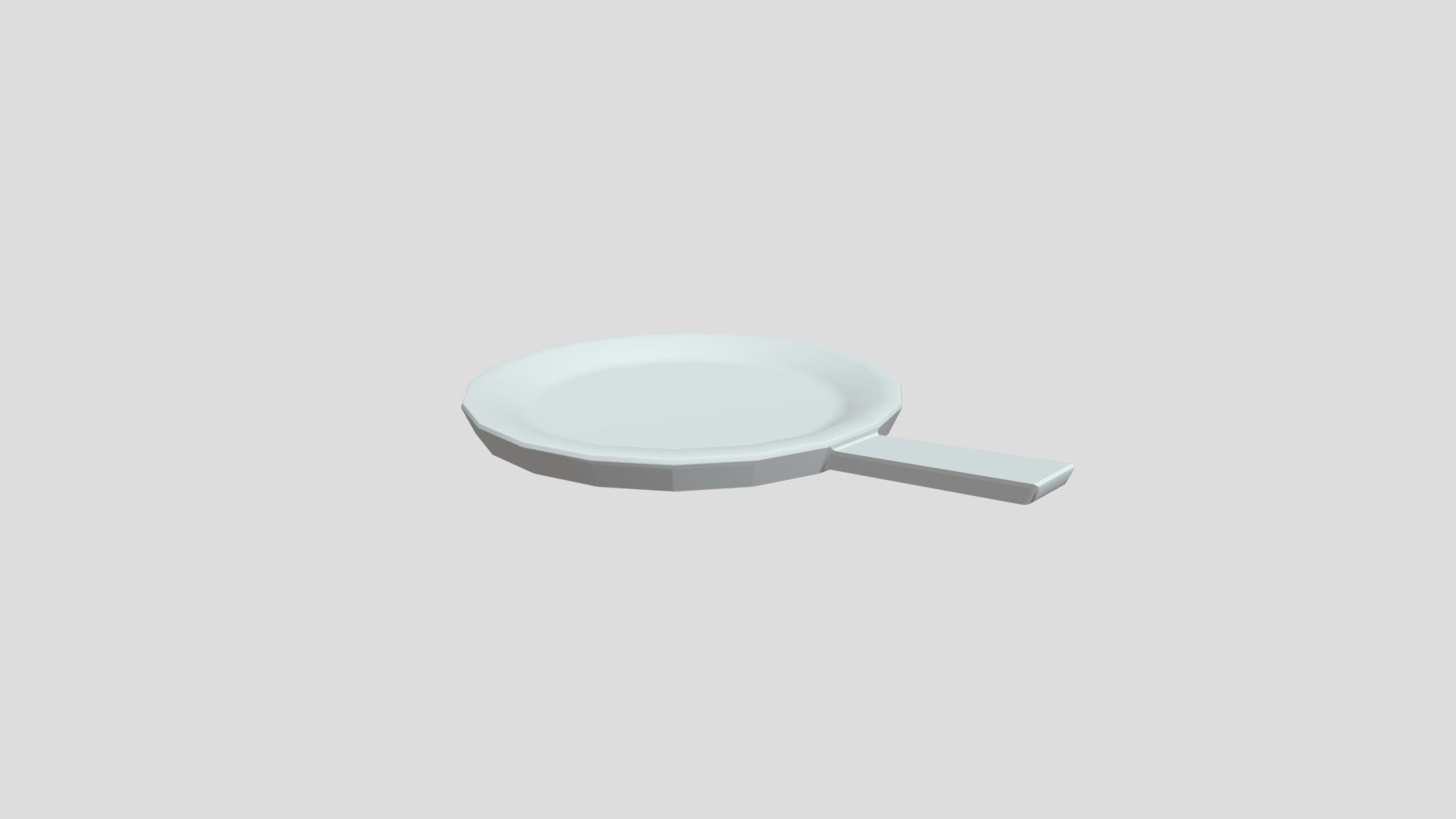 Simple Object #9- Frying Pan - 3D model by Hannah Rizzi (@hannahrizzi ...