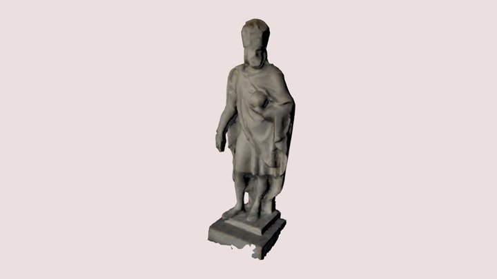Statue de Charlemagne 3D Model