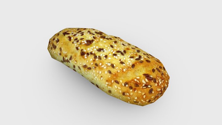 Bread low-poly – Modello 3D gratuito STL