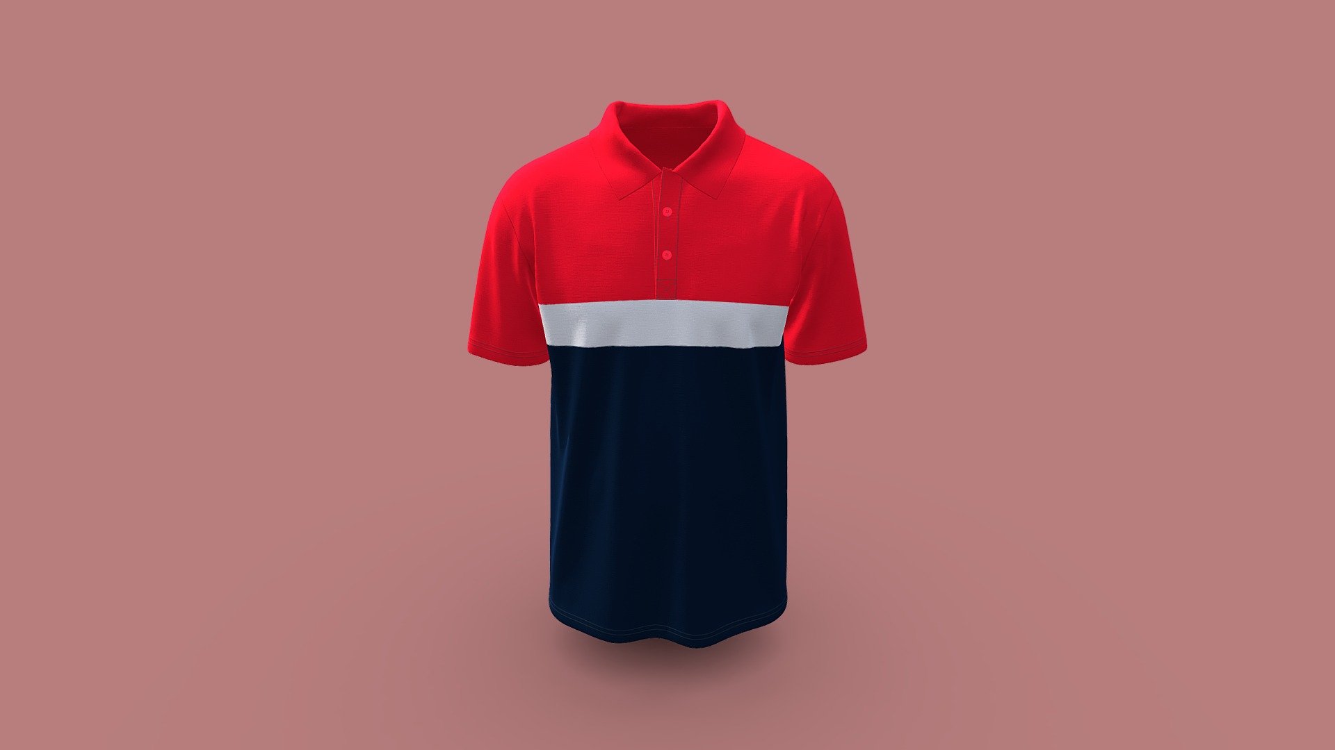 Basic Polo Design - Buy Royalty Free 3D model by Digital Fashionwear ...