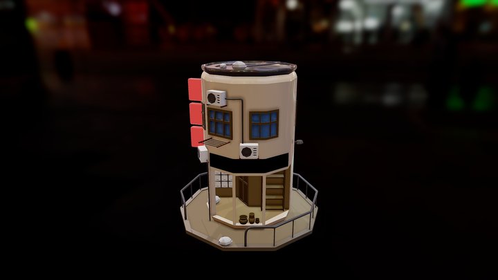 ACR103 A2 Soda_ House 3D Model