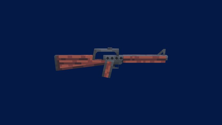 MBA Gyrojet Carbine 3D Model