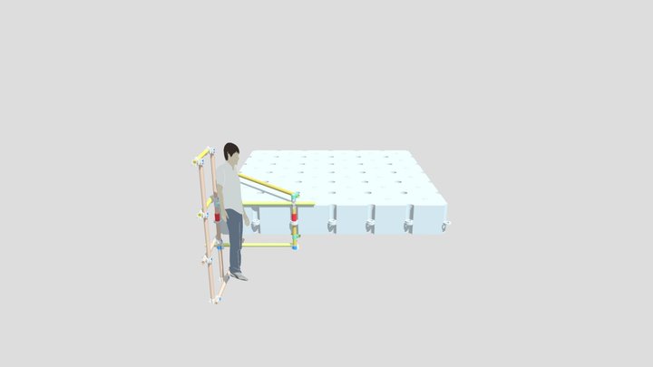 Dock Ladder 3D Model