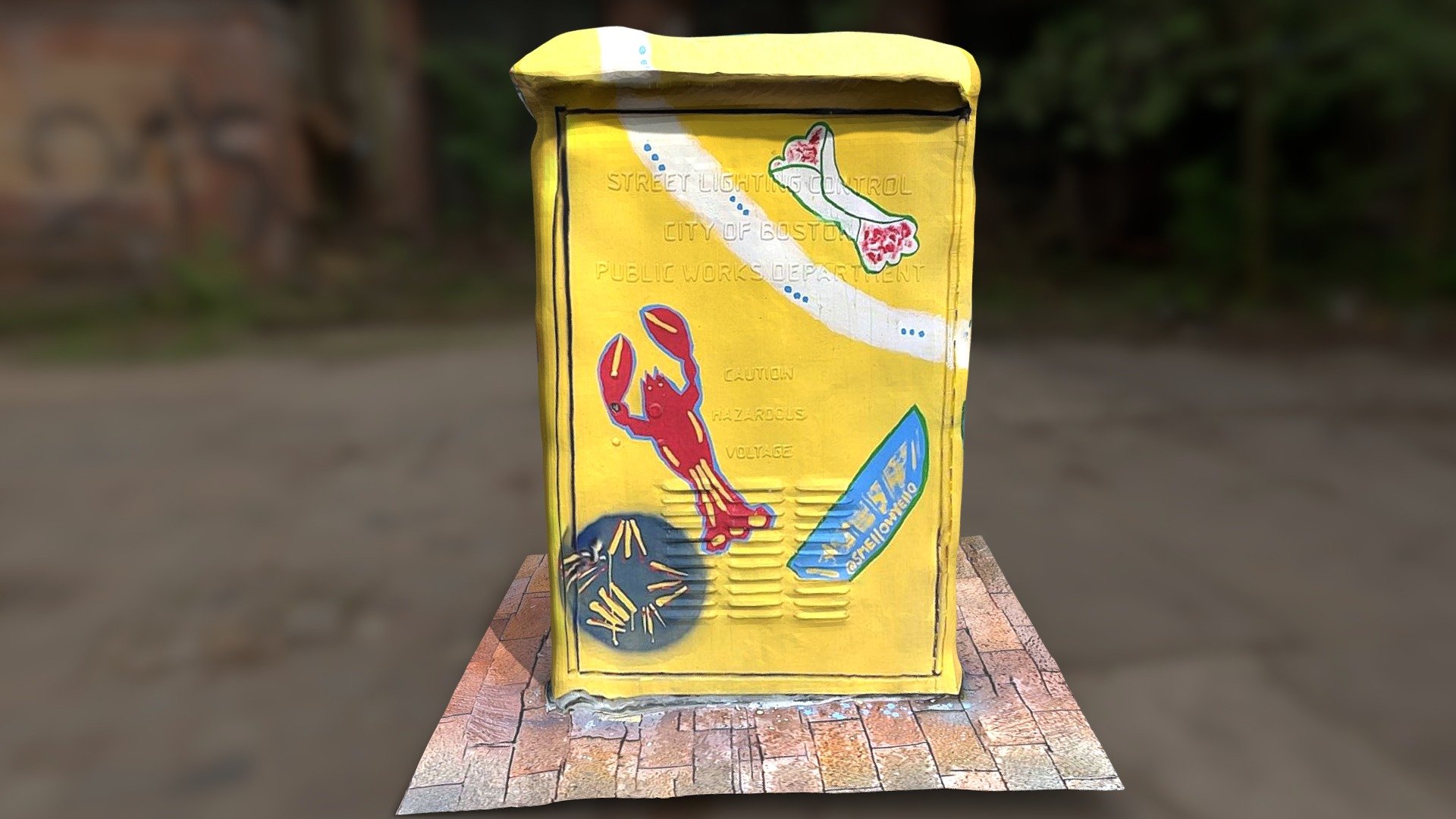 SmellowYello Utility Box in Boston, MA
