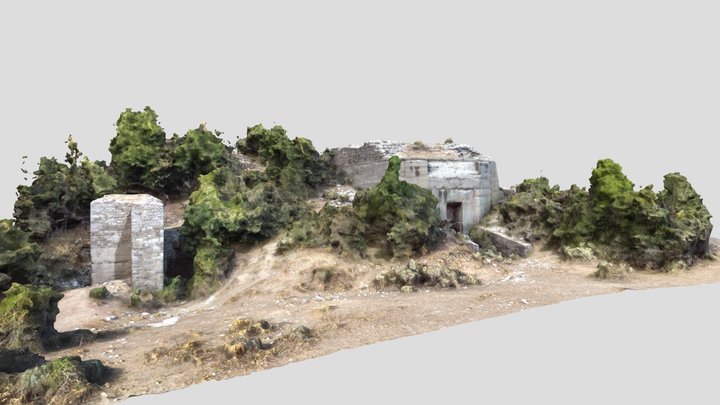 Albanian Cold War Bunker 3D Model