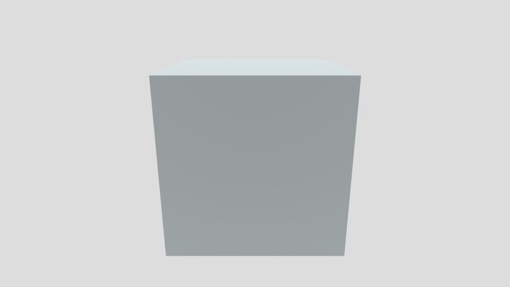 glass cube 3D Model