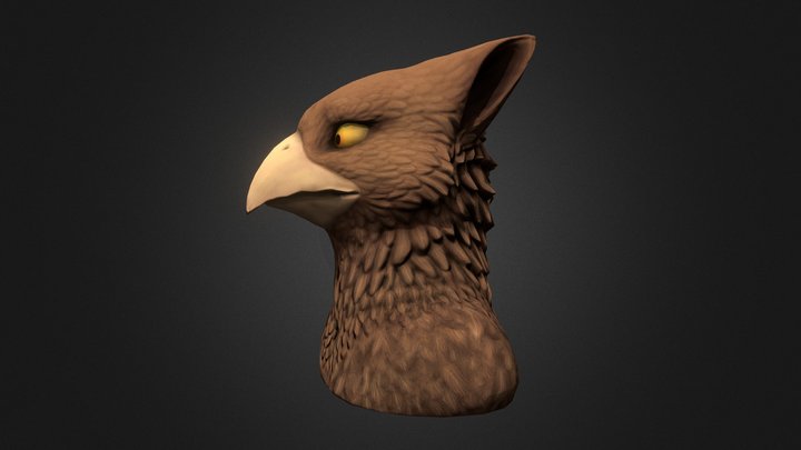 Griffin Bust Practice 3D Model