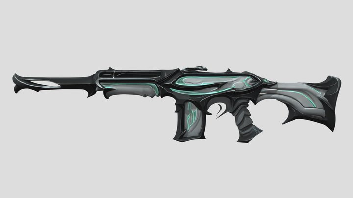 Phantom - Reaver (White Variant) Valorant 3D Model