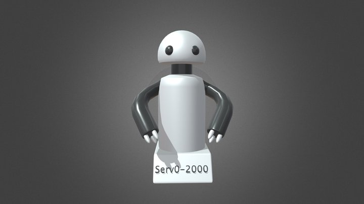 Serv0 Robot 3D Model