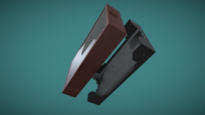 Caisson LCD 32_ 3D Model