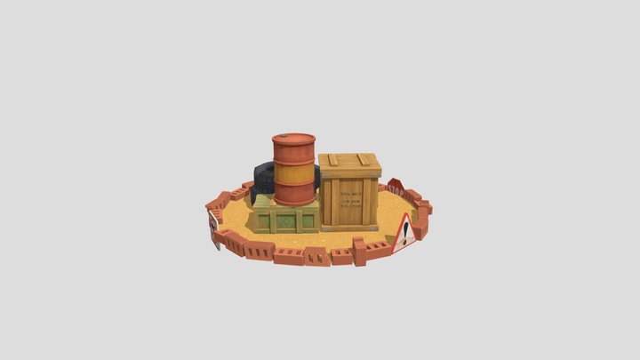 Beach Props 3D Model