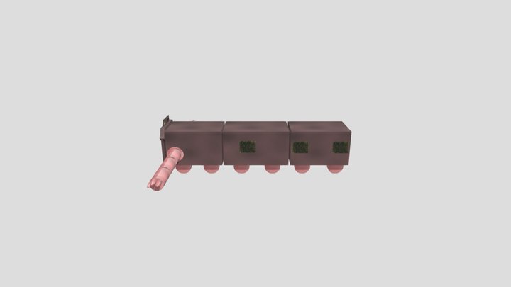 monster train 3D Model