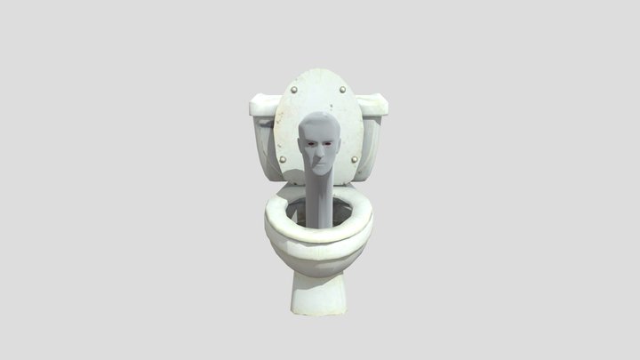 Skibidi Toilet working mouth 3D Model