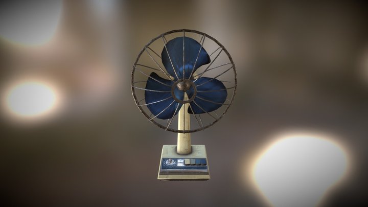 Old Electric fan 3D Model