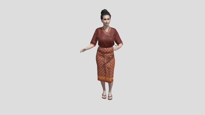 thai massage 3D Model