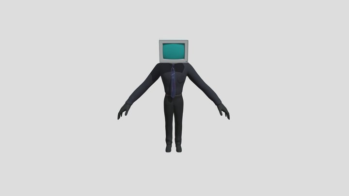 Large_computerman 3D Model