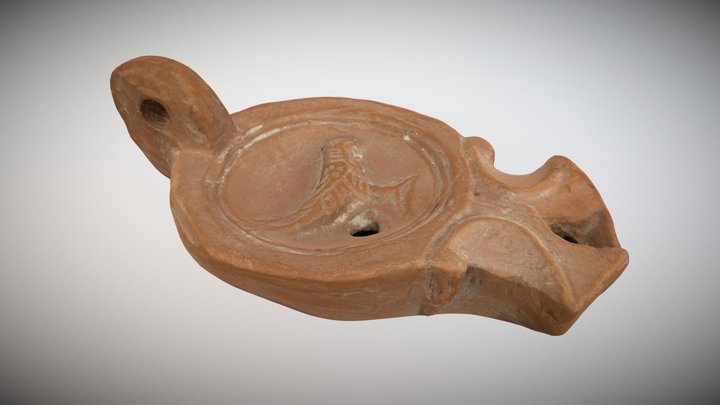 Réplica de lucerna romana - Museo de Jerez 3D Model