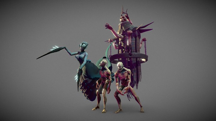 Enemies in my game - Timemelters 3D Model