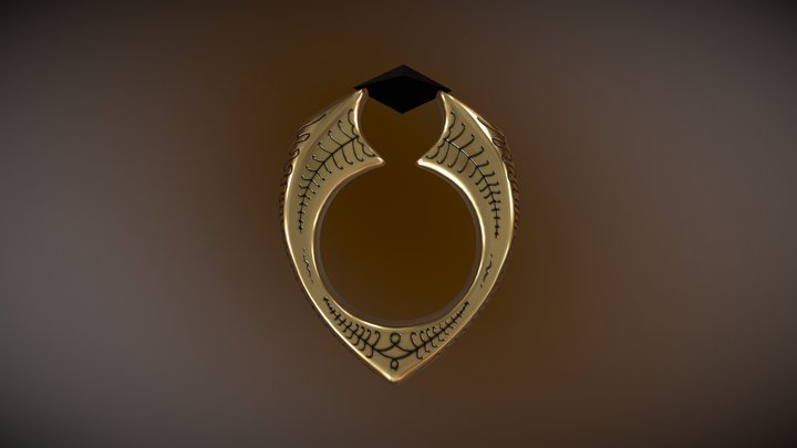 Gaunt's Ring Horcrux - Harry Potter 3D Model