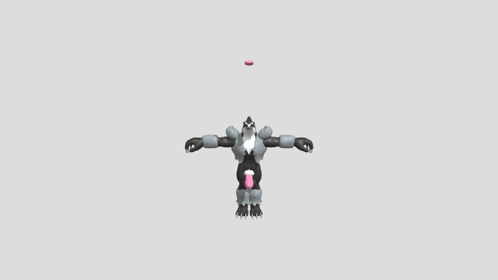 Obstagoon Blender 3D Model