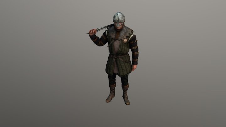 Guard - Dark Times 3D Model