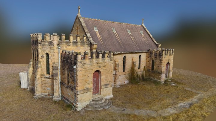 Abandoned Church 3D Model