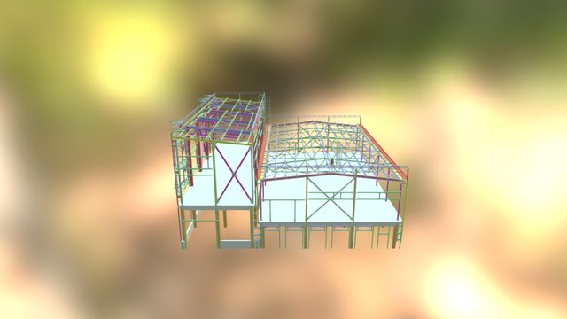 part of the oil plant 3D Model