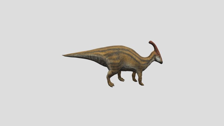 Parasaurolophus 3D Model