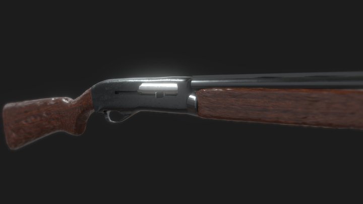Shotgun Huglu GX 512 3D Model