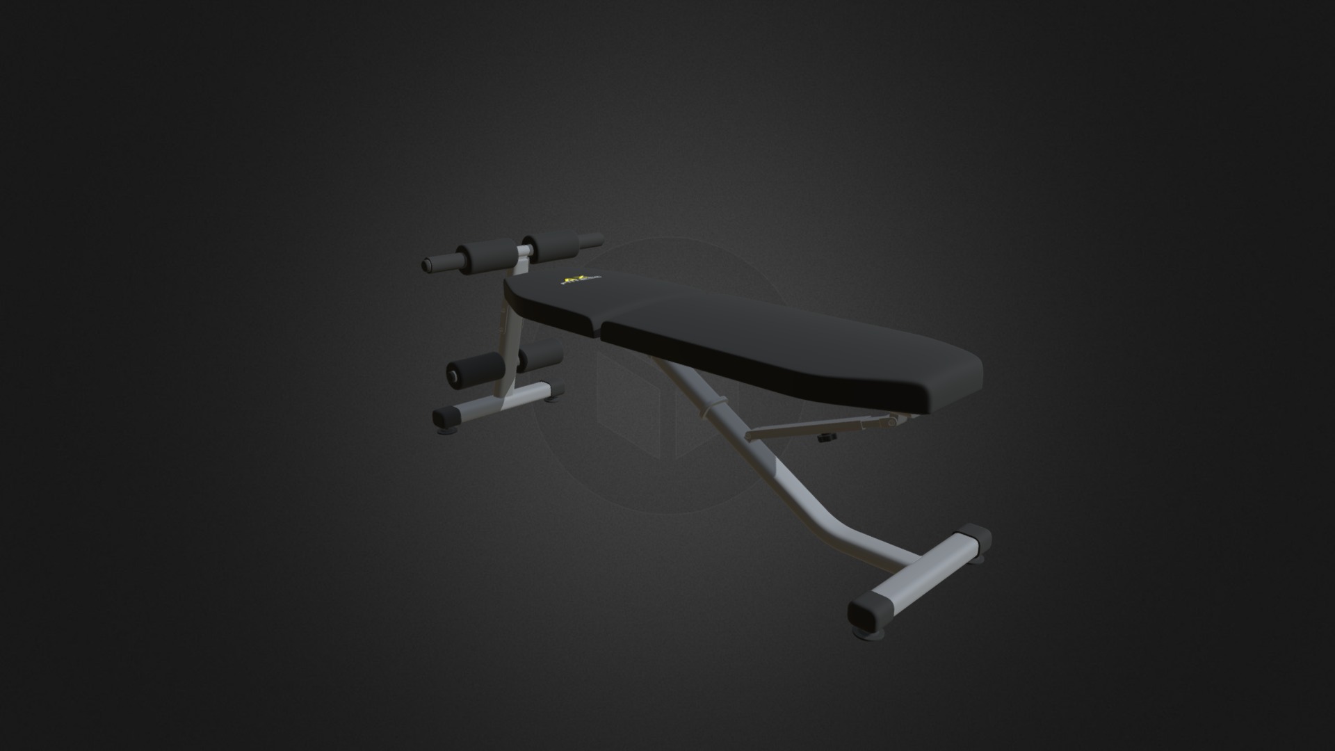 3D model Adjustable Gym Bench - This is a 3D model of the Adjustable Gym Bench. The 3D model is about a drone flying in the sky.