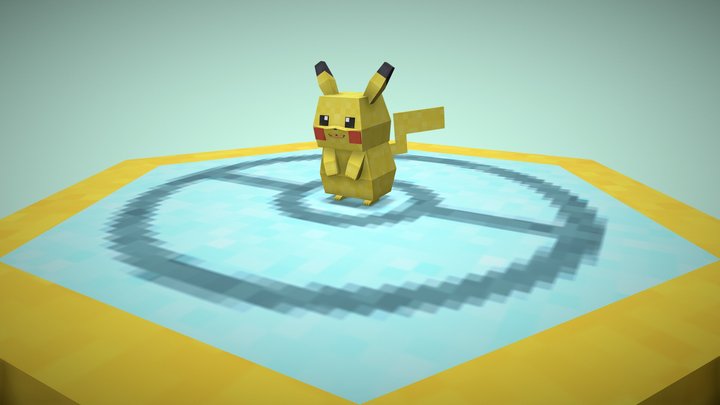 #025 Pikachu 3D Model