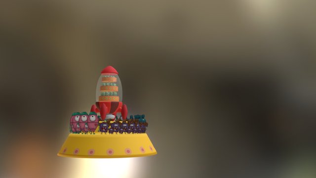 火箭筒櫃 3D Model