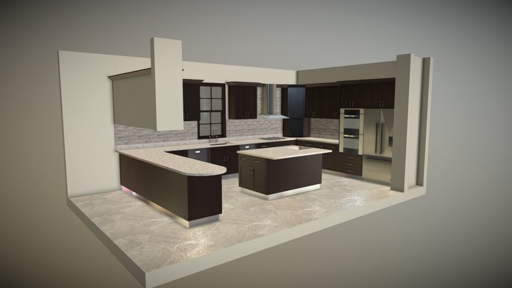 Schneider Kitchen 111218 concept 3D Model