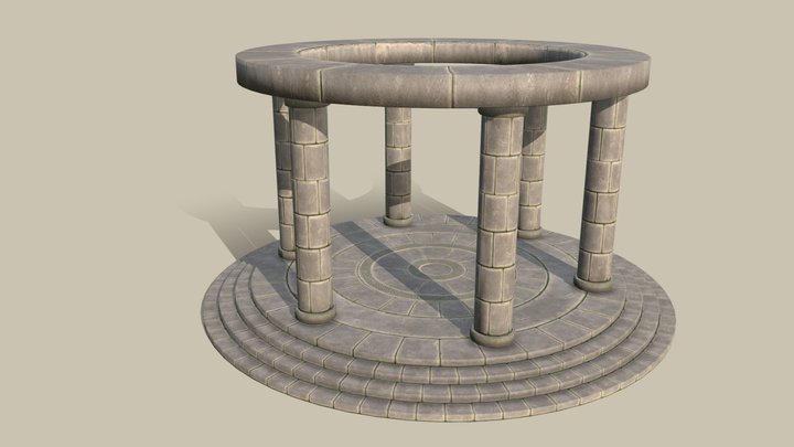 RoundTemple 3D Model