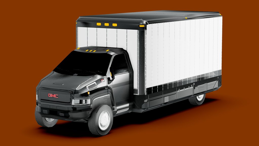 350 low poly vehicle