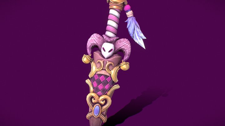 The Jester - Dagger 3D Model
