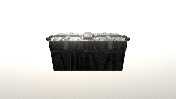 Crate 3D Model