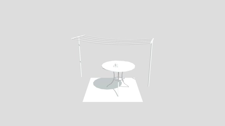 Grandma's House - 3 Simple props 3D Model