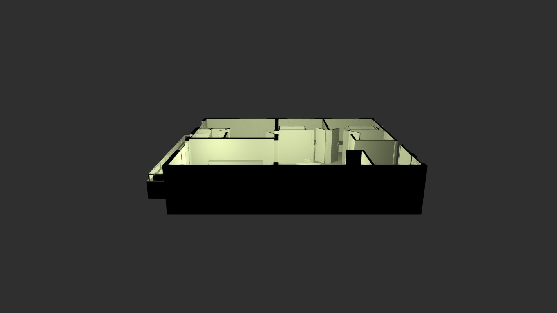 Vista3D - Departamento1 Luces