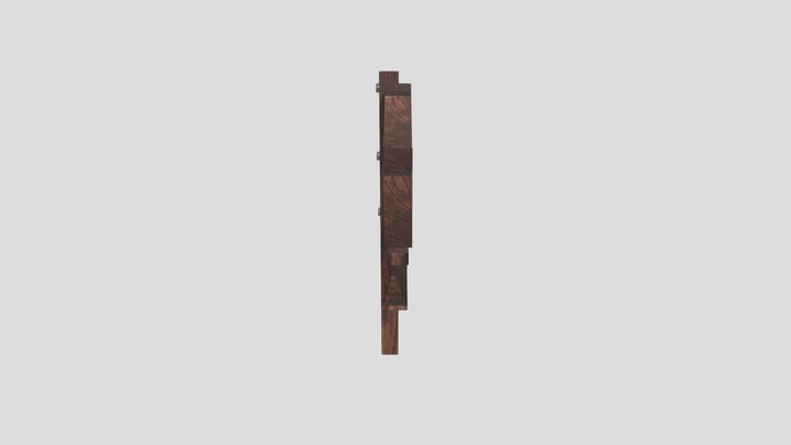 Träskylt modell - snm21005 3D Model