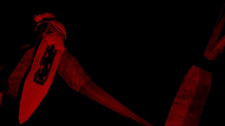 Long Mouth - Clouds Gorilla Horror 3D Model