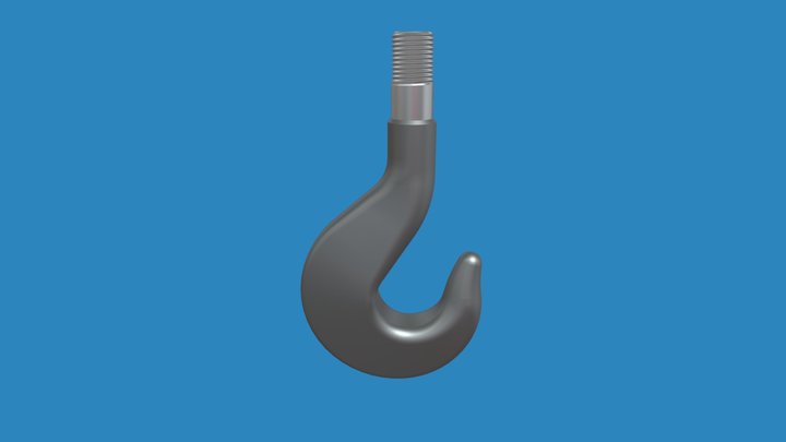 Crane Hook 3D Model