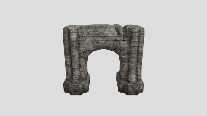 Archway Stone Substance Painter model 3D Model