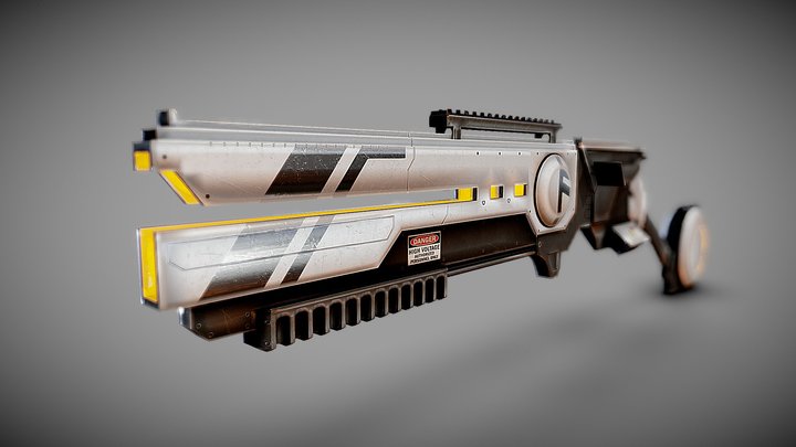 Ion Shotgun 3D Model