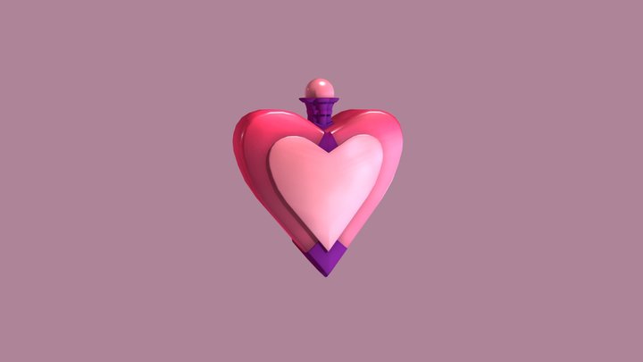 Heart Granade 3D Model
