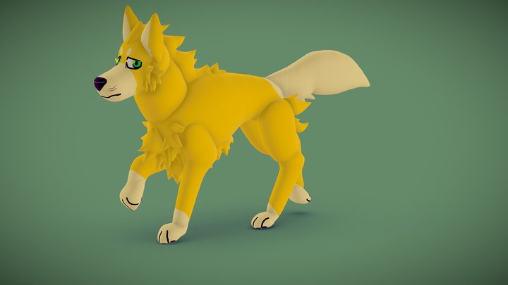 Yolk doggo 3D Model