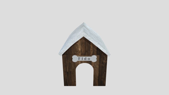 Doghouse Final Obj2 3D Model